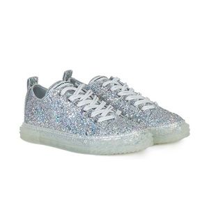 NWT Authentic Giuseppe Zanotti Blabber Low-Top Glitter Sparkly Sneakers